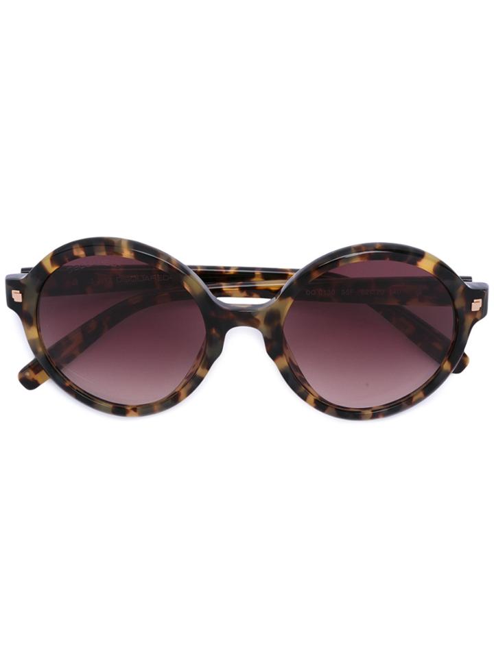 Dsquared2 Eyewear Round Frame Sunglasses - Brown