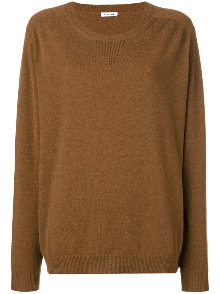 P.a.r.o.s.h. Loose Fit Jumper - Brown