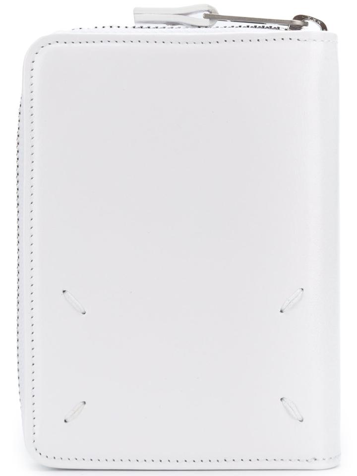 Maison Margiela Zip Around Wallet - White