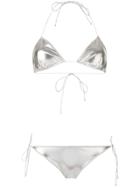 Oseree Metallic Two-piece