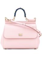 Dolce & Gabbana Medium Sicily Shoulder Bag - Pink