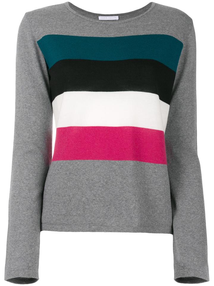 Société Anonyme Horizon Striped Jumper - Grey