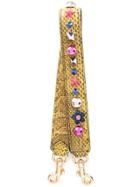 Dolce & Gabbana Embellished Bag Strap - Yellow & Orange