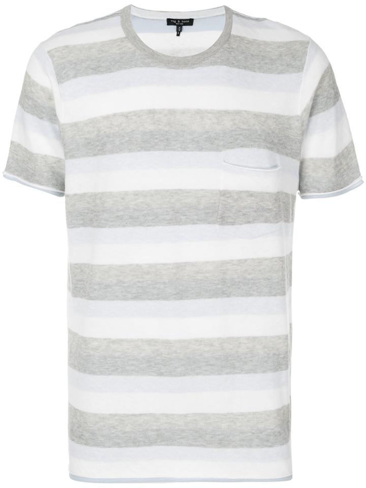 Rag & Bone Striped T-shirt - Blue