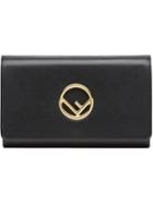 Fendi Kan I F Wallet On Chain - Black