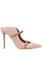 Malone Souliers Multi Strap Mules - Pink