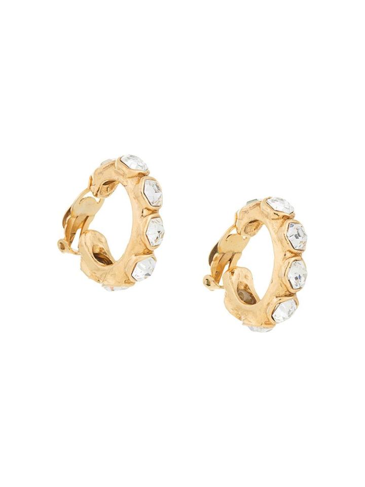 Chanel Vintage Bijou Hoop Earrings - Gold
