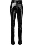 Maison Margiela High-waist Skinny Trousers - Black