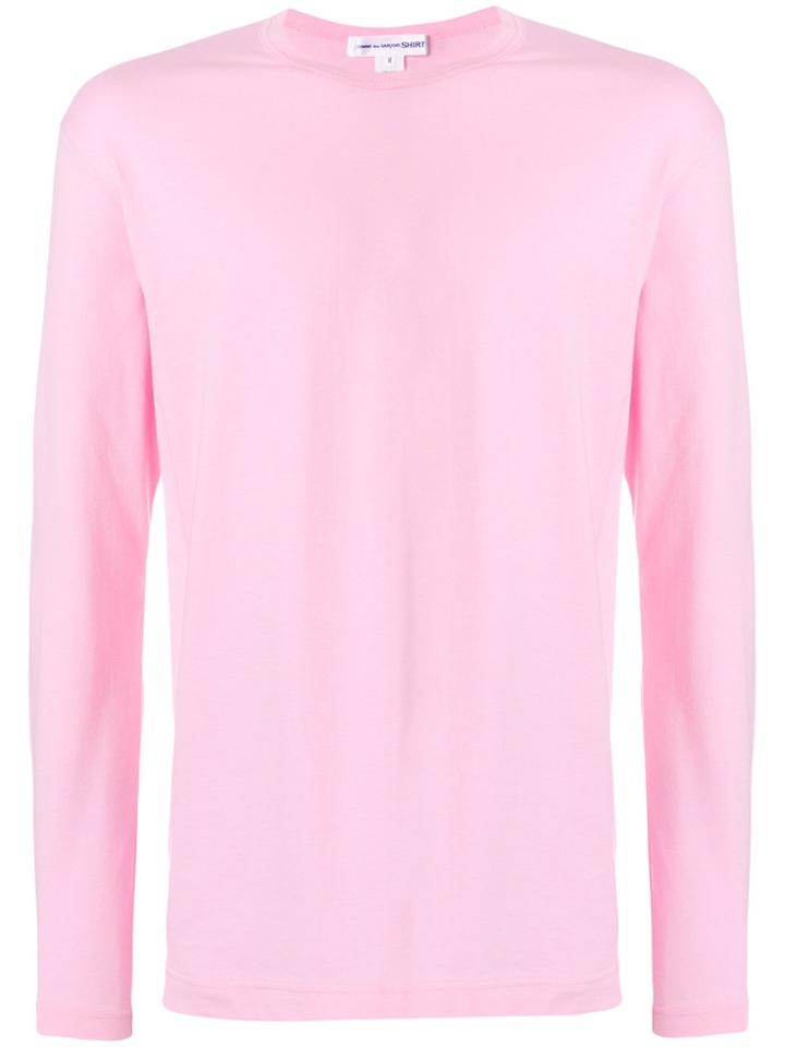 Comme Des Garçons Shirt Long-sleeved Top - Pink & Purple