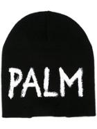Palm Angels Knitted Cap - Black