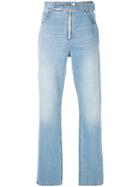 Helmut Lang Zip Front Jeans - Blue