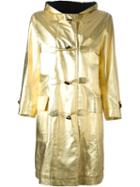 Yves Saint Laurent Vintage Toggle Fastening Coat, Women's, Size: 46, Grey