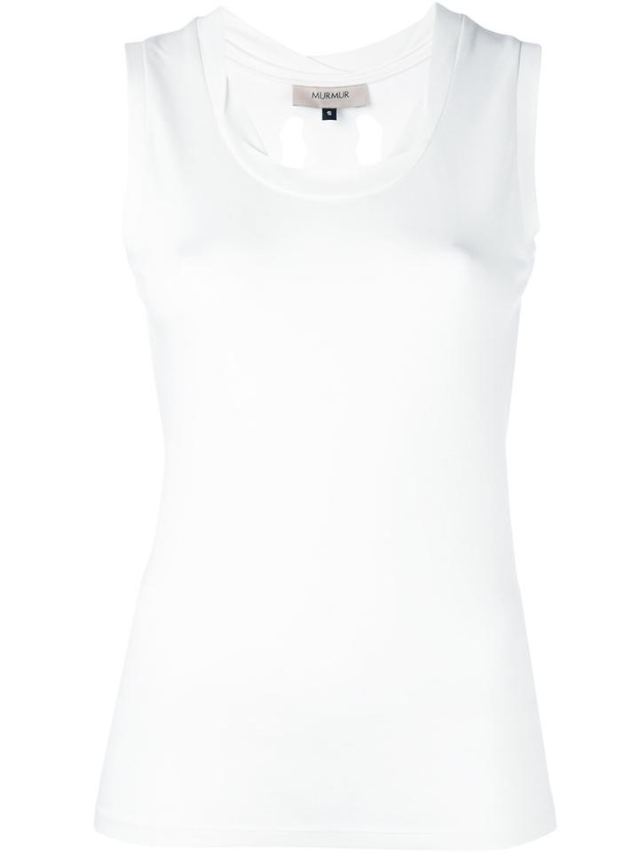 Murmur - Torn Tank - Women - Nylon/spandex/elastane/viscose - M, White, Nylon/spandex/elastane/viscose
