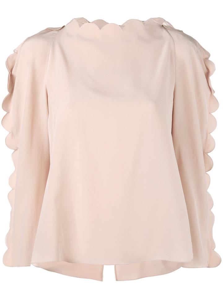 Givenchy Bow-tied Sleeve Blouse - Red