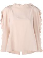 Givenchy Bow-tied Sleeve Blouse - Red