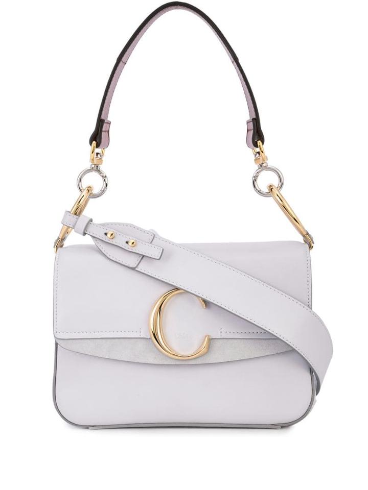 Chloé Small Chloé C Double Carry Bag - Blue