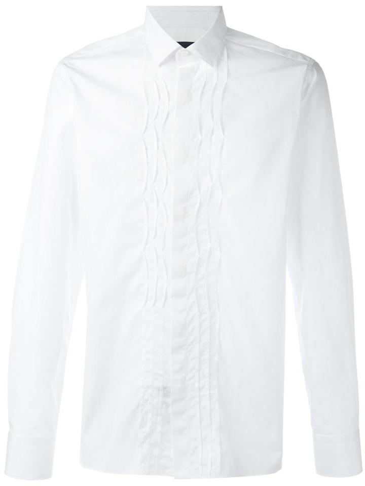Lanvin Raised Pleating Detail Shirt - White