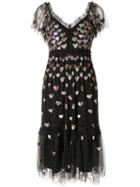 Needle & Thread Loveheart Sequinned Tulle Dress - Black
