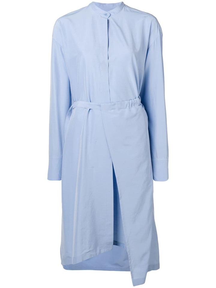 Christian Wijnants Asymmetric Hem Dress - Blue