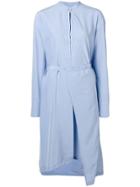 Christian Wijnants Asymmetric Hem Dress - Blue
