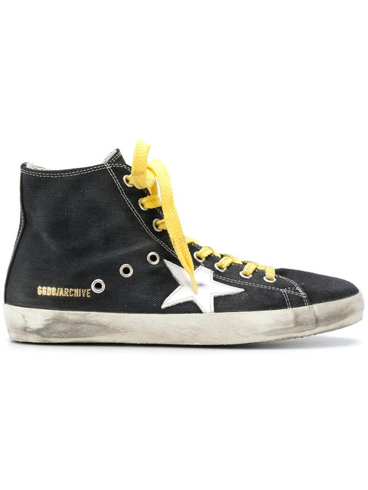 Golden Goose Deluxe Brand Superstar Hi-top Sneakers - Blue