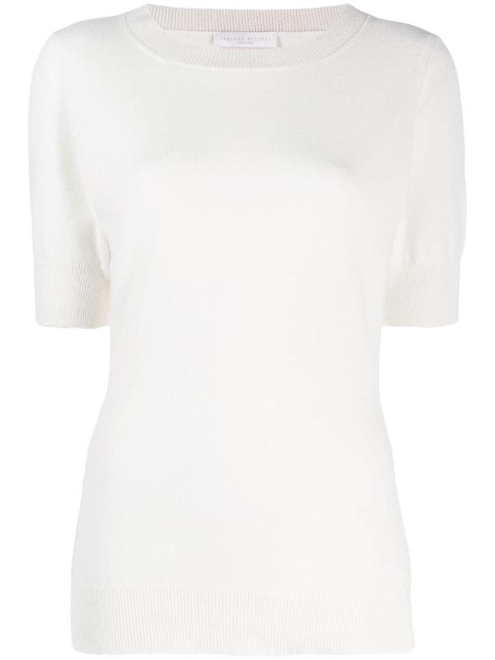 Fabiana Filippi Knitted T-shirt - White