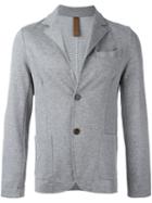 Eleventy Two Button Blazer, Men's, Size: Xl, Grey, Cotton/polyamide