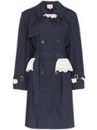 Rentrayage Weekend In Sandringham Trench Coat - Blue