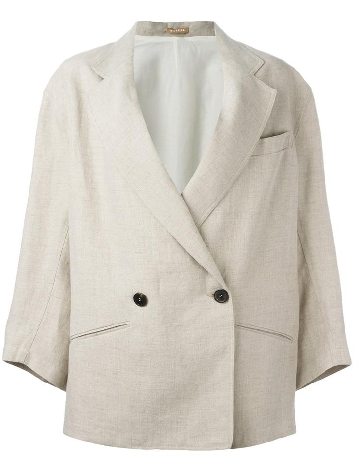 Nehera Boxy Oversized Jacket, Women's, Size: Xs, Nude/neutrals, Linen/flax/viscose/cotton