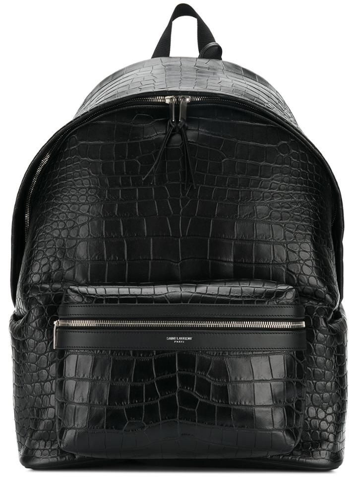 Saint Laurent Giant City Backpack - Black