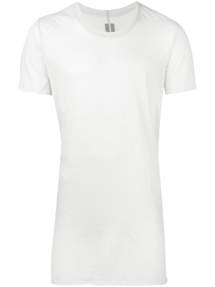 Rick Owens Level T-shirt, Men's, Size: Small, White, Cotton