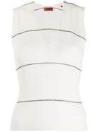 Missoni Knitted Tank Top - White