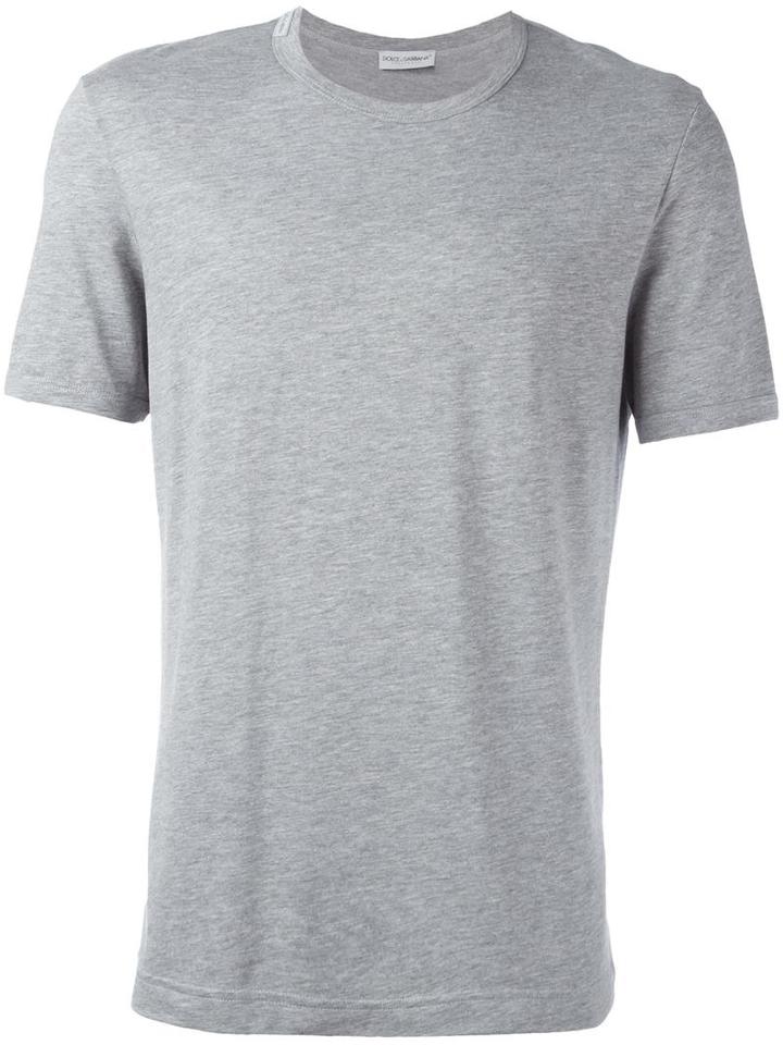 Dolce & Gabbana Underwear Crew Neck T-shirt, Men's, Size: 7, Cotton/modal/spandex/elastane