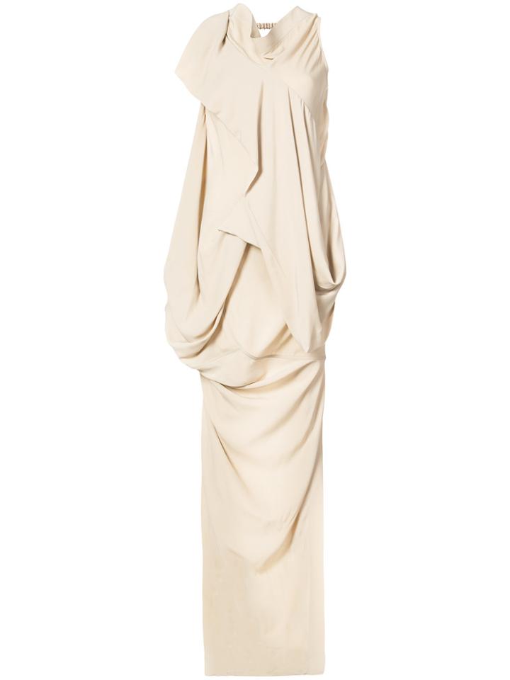 Rick Owens Open Back Long Top - Nude & Neutrals