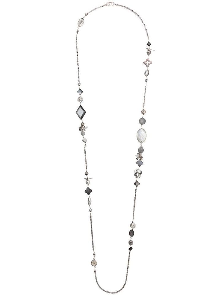 Gas Bijoux Victorien Beaded Necklace - Silver