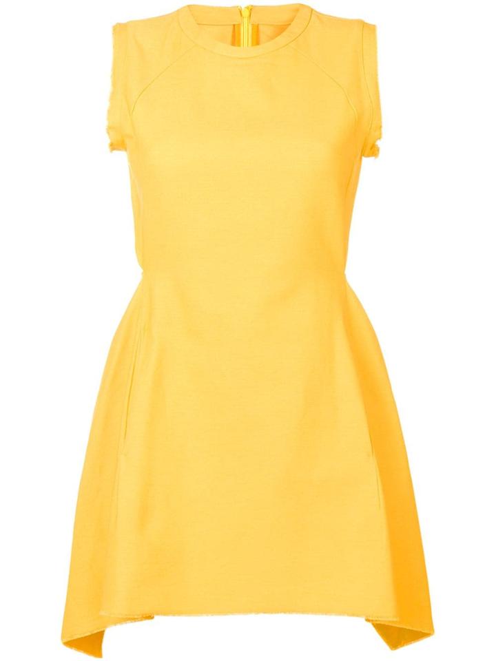 Ambush Waves Sleeveless Dress - Yellow