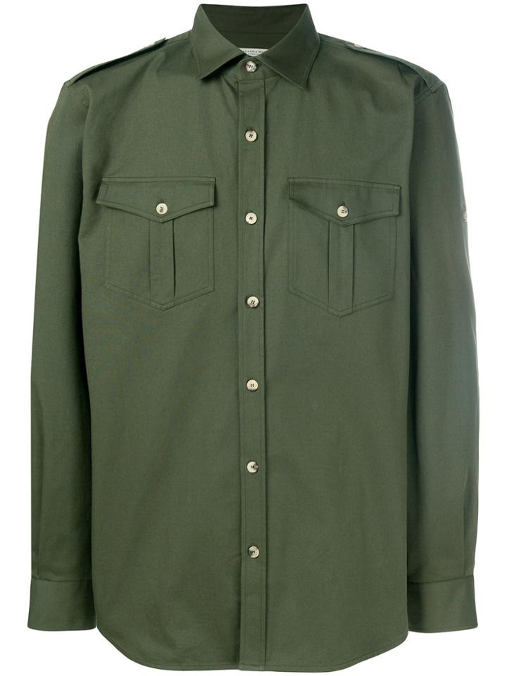 Holland & Holland Double Pocket Shirt - Green
