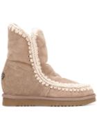 Mou Eskimo Wedge Boots - Brown
