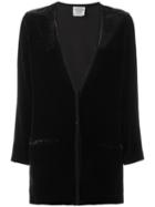 Forte Forte 'my Jacket' Velvet Cardigan, Women's, Size: 0, Pink/purple, Viscose/silk/cupro