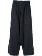 Yohji Yamamoto Pre-owned Cropped Samurai Trousers - Blue