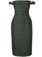 Alexa Chung Fitted Silhouette Dress - Green