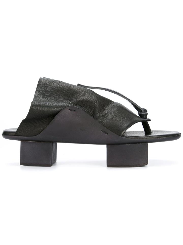 Uma Wang Opanca Sandals - Black