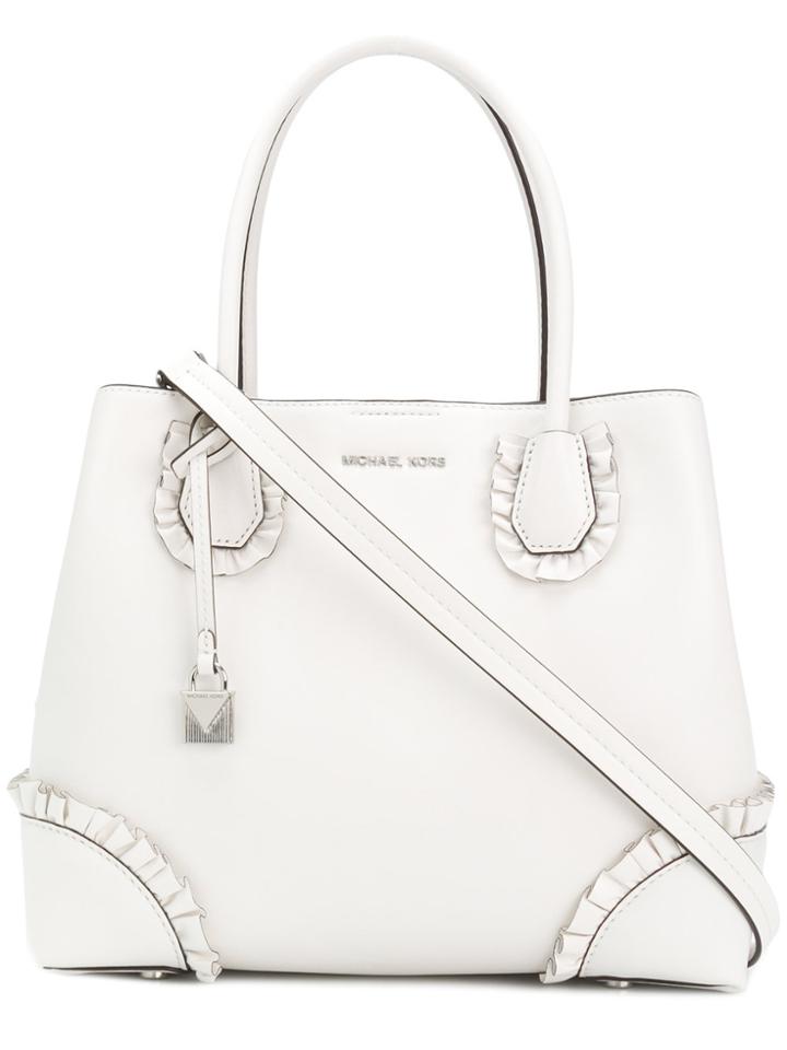 Michael Michael Kors Mercer Gallery Large Tote - White