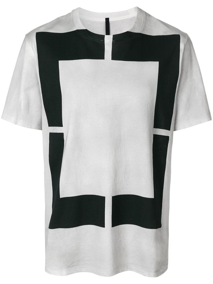 Attachment Square Printed T-shirt - Grey