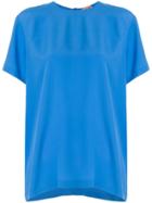 No21 Bow-detail T-shirt - Blue