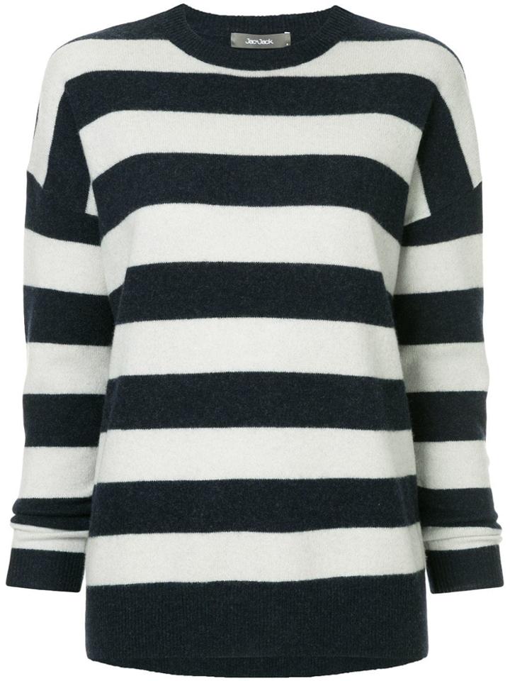 Jac+ Jack Paterson Stripe Sweater - Blue