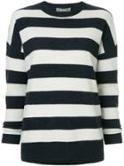 Jac+ Jack Paterson Stripe Sweater - Blue