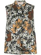 Marni Vintage Sleeveless Floral Print Top - Multicolour