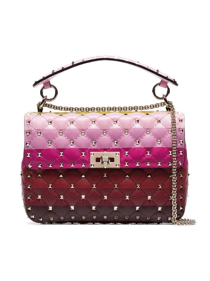 Valentino Valentino Garavani Rockstud Spike Medium Shoulder Bag - M12