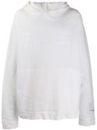 Katharine Hamnett London Embroidered Rick Hoodie - White